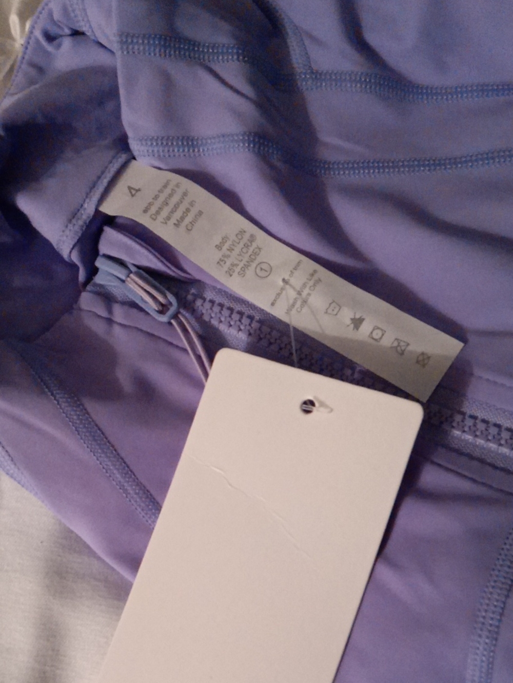 NEW Lululemon athletica Purple Zip Jacket & Leggings Set - Brand New With Tags - Picture 5 of 5